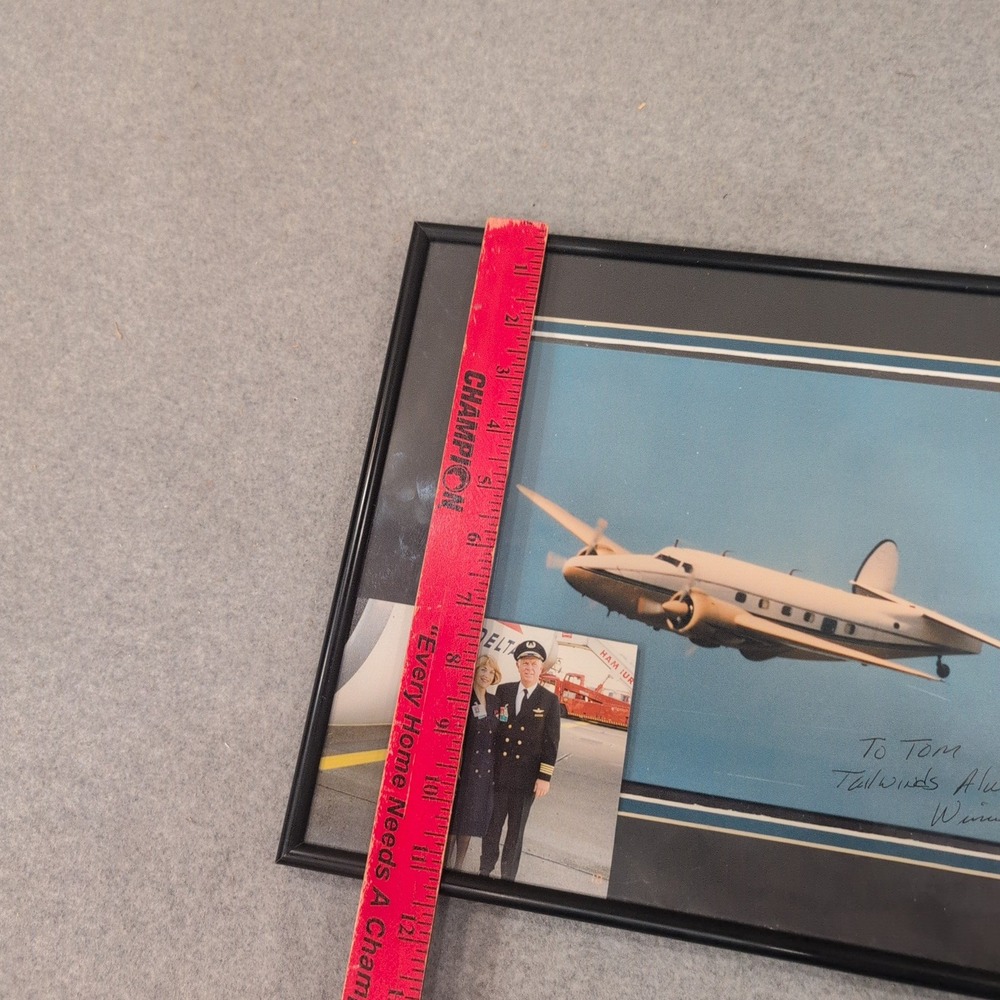 Lockheed 18-56 Lodestar N631LS Framed Photo Inscribed + Delta Air Lines Captain - Picture 7 of 8